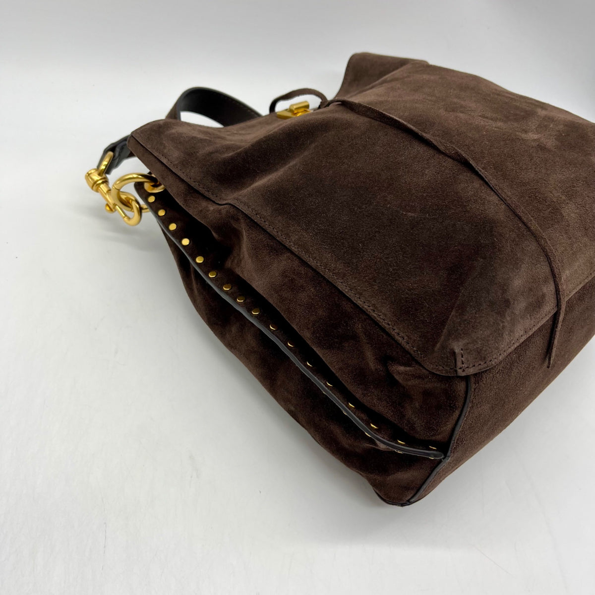 Rebecca Minkoff Brown Suede Shoulder Bag