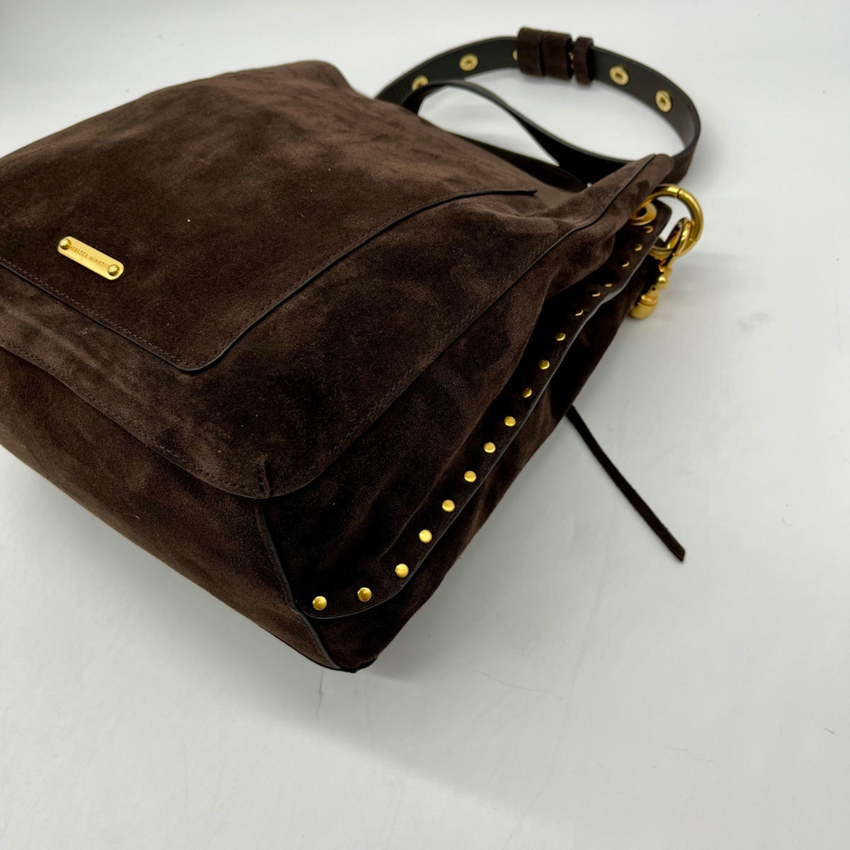 Rebecca Minkoff Brown Suede Shoulder Bag