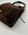 Rebecca Minkoff Brown Suede Shoulder Bag
