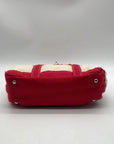 Sunwin Beige And Red Colorway Tote Bag