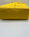 Neiman Marcus Yellow FauxSnake-Embossed Tote