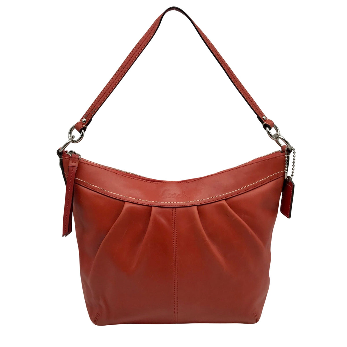 Coach Orange Leather Vintage Soho Shoulder Bag F13764