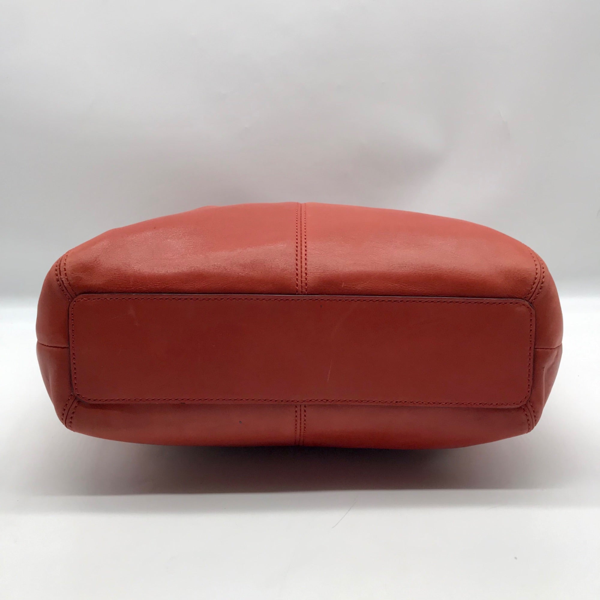 Coach Orange Leather Vintage Soho Shoulder Bag F13764