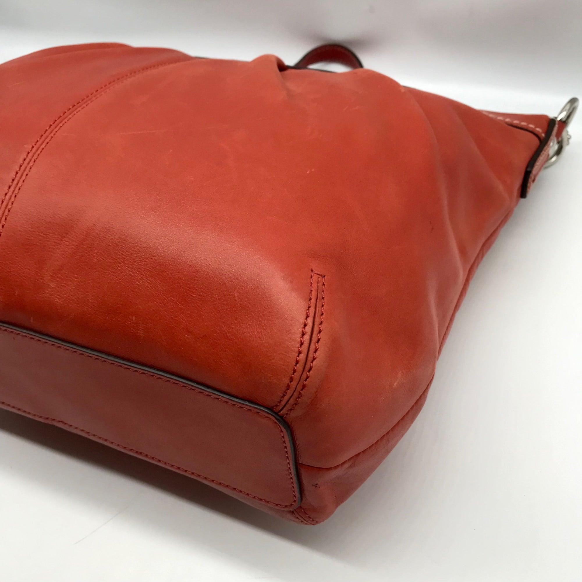 Coach Orange Leather Vintage Soho Shoulder Bag F13764