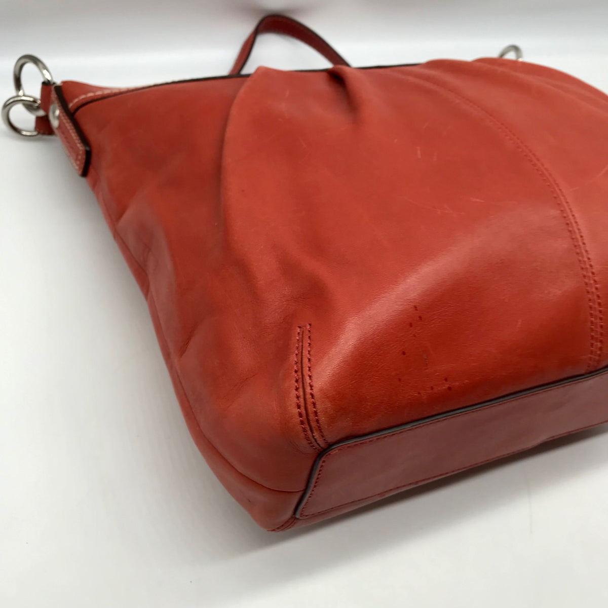 Coach Orange Leather Vintage Soho Shoulder Bag F13764