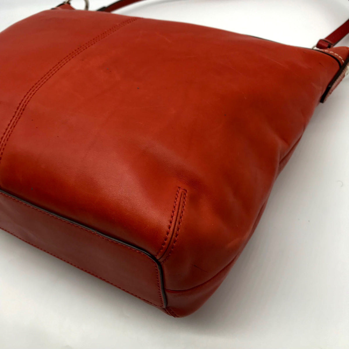 Coach Orange Leather Vintage Soho Shoulder Bag F13764