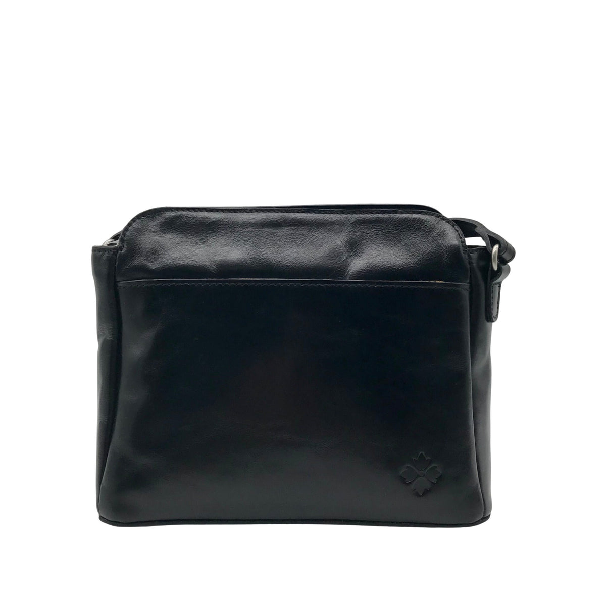 Patricia Nash Black Leather Shoulder Bag
