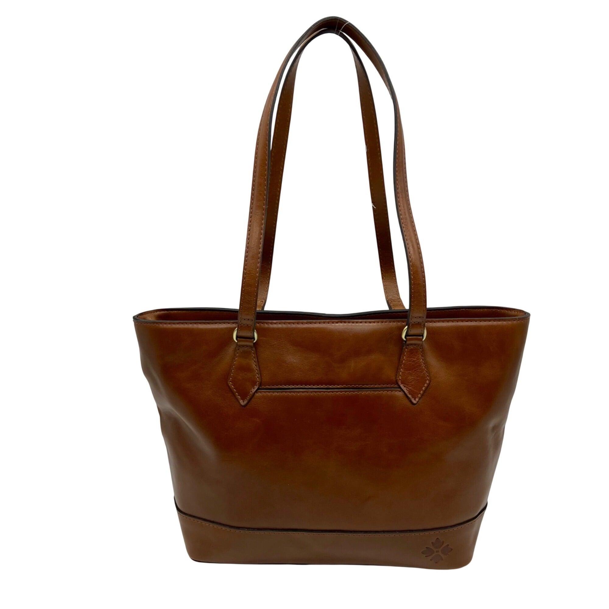 Patricia Nash Meka Cognac Leather Tote
