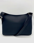 Longchamp Black Nylon Planetes Crossbody Bag
