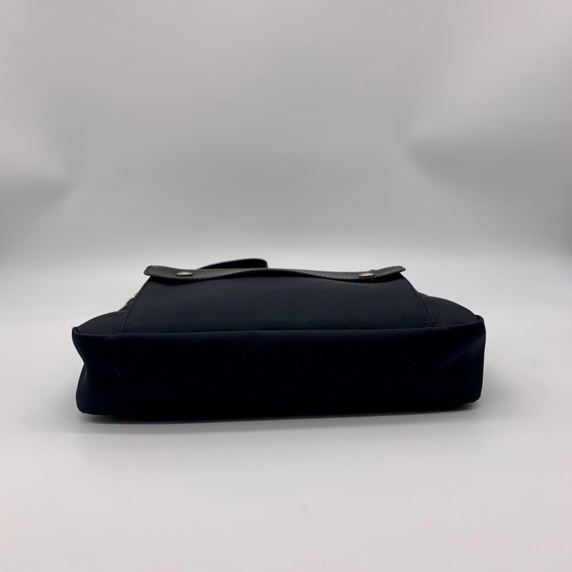 Longchamp Black Nylon Planetes Crossbody Bag