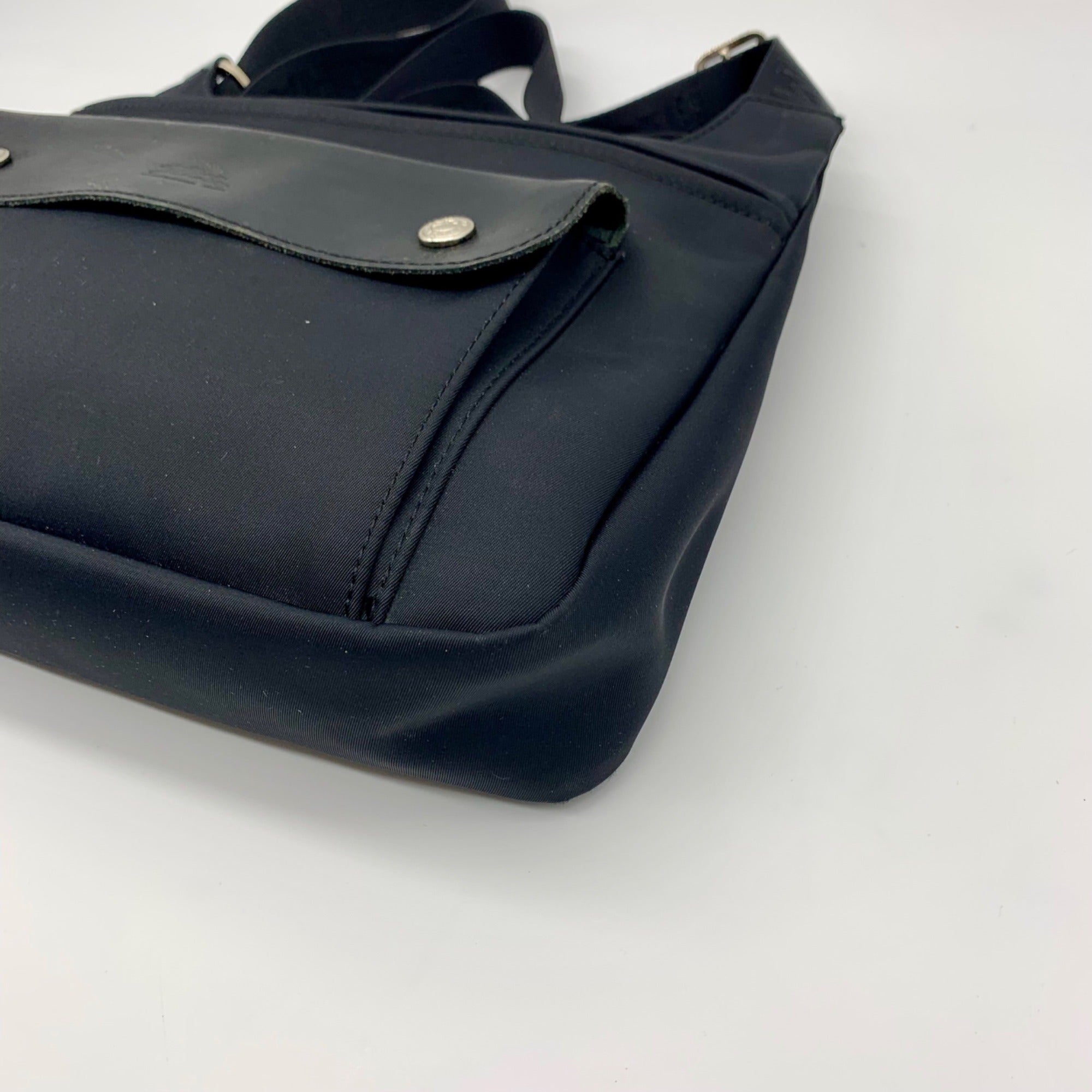 Longchamp Black Nylon Planetes Crossbody Bag