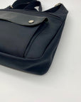 Longchamp Black Nylon Planetes Crossbody Bag