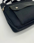 Longchamp Black Nylon Planetes Crossbody Bag