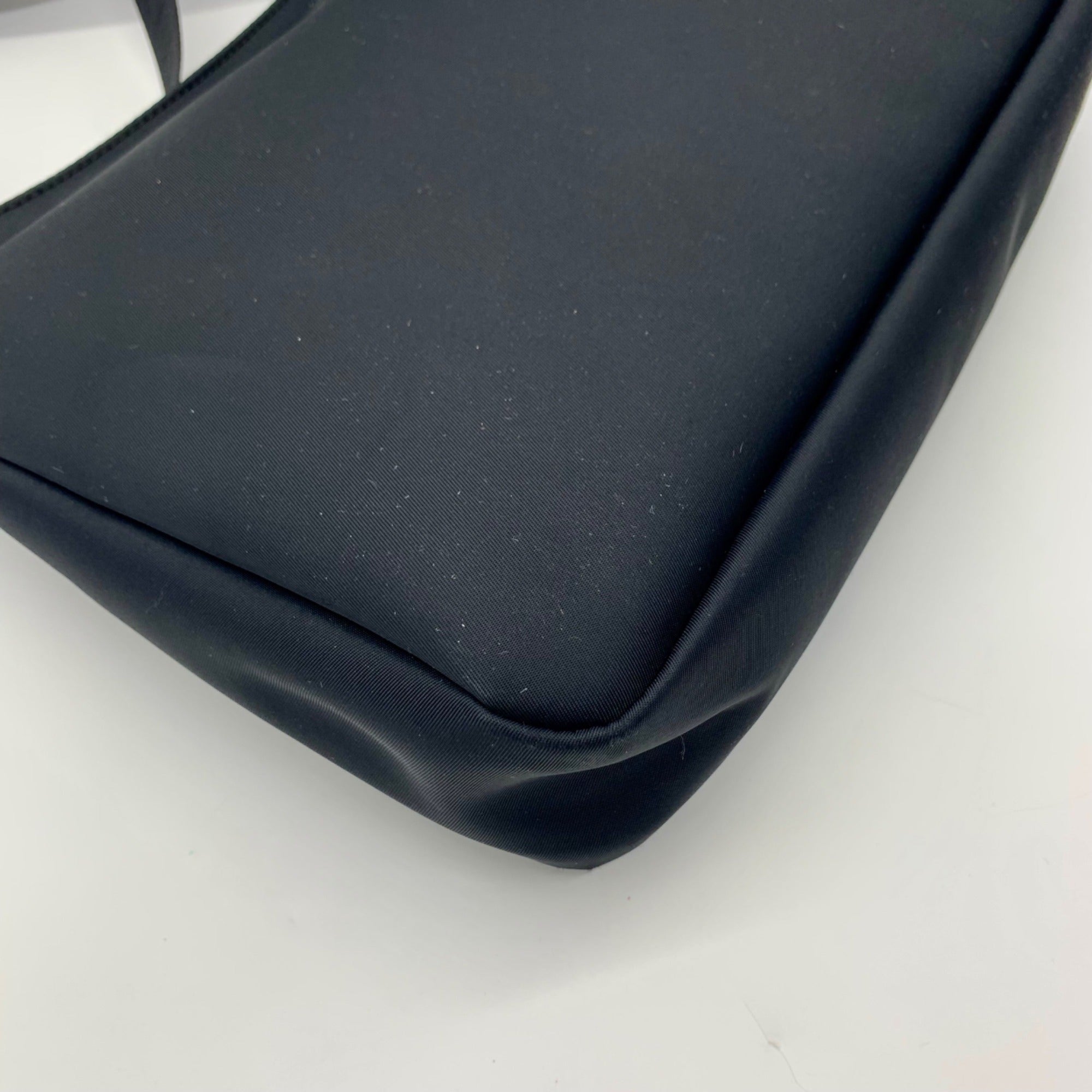 Longchamp Black Nylon Planetes Crossbody Bag