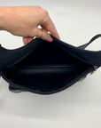 Longchamp Black Nylon Planetes Crossbody Bag