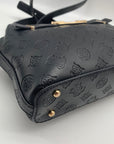 Guess Black Embossed Double Zip Bea Crossbody