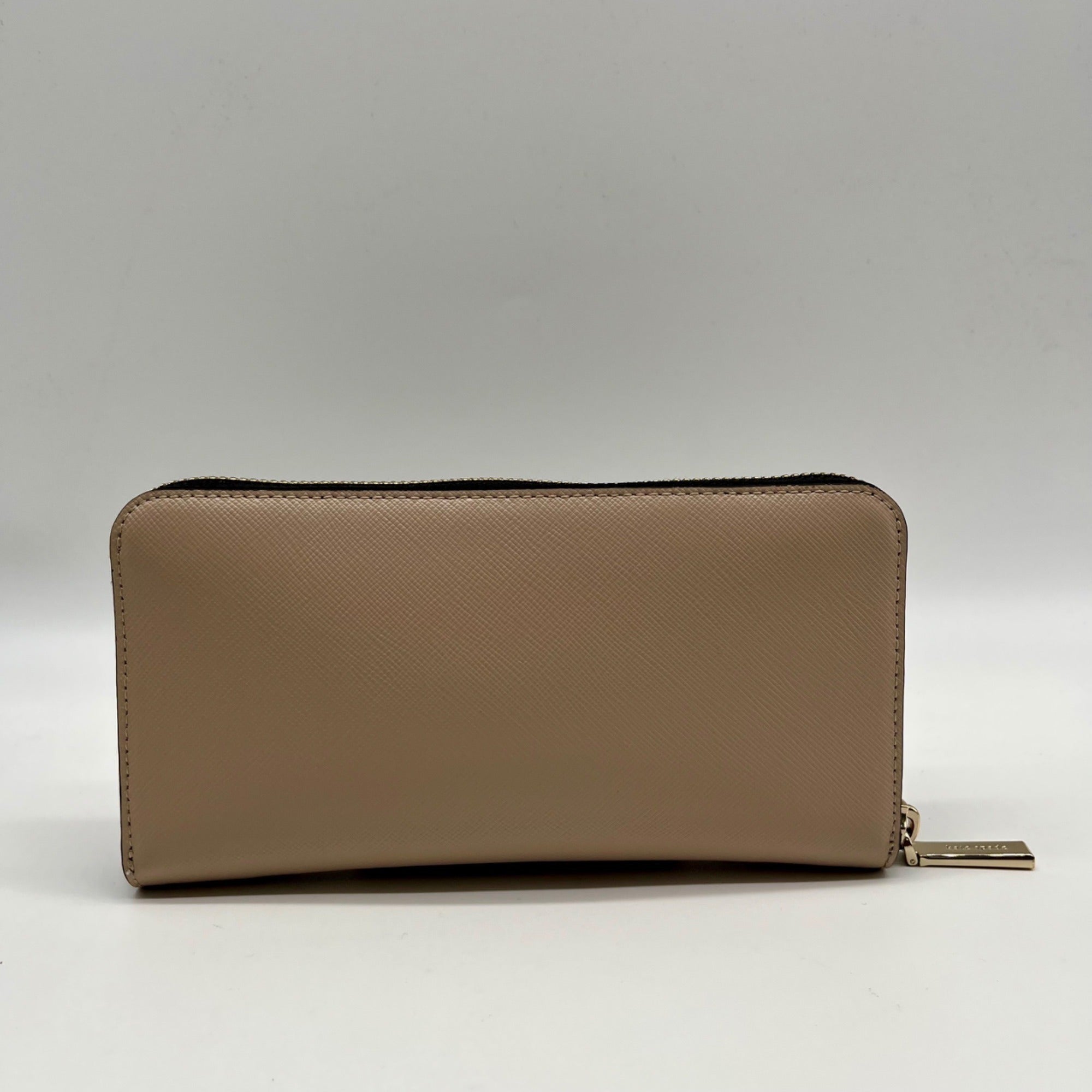 Kate Spade Beige &amp; Black Staci Colorblock Large Continental Wallet