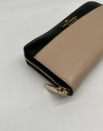 Kate Spade Beige & Black Staci Colorblock Large Continental Wallet