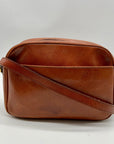 Etienne Aigner Brown Leather Crossbody Bag