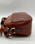 Etienne Aigner Brown Leather Crossbody Bag