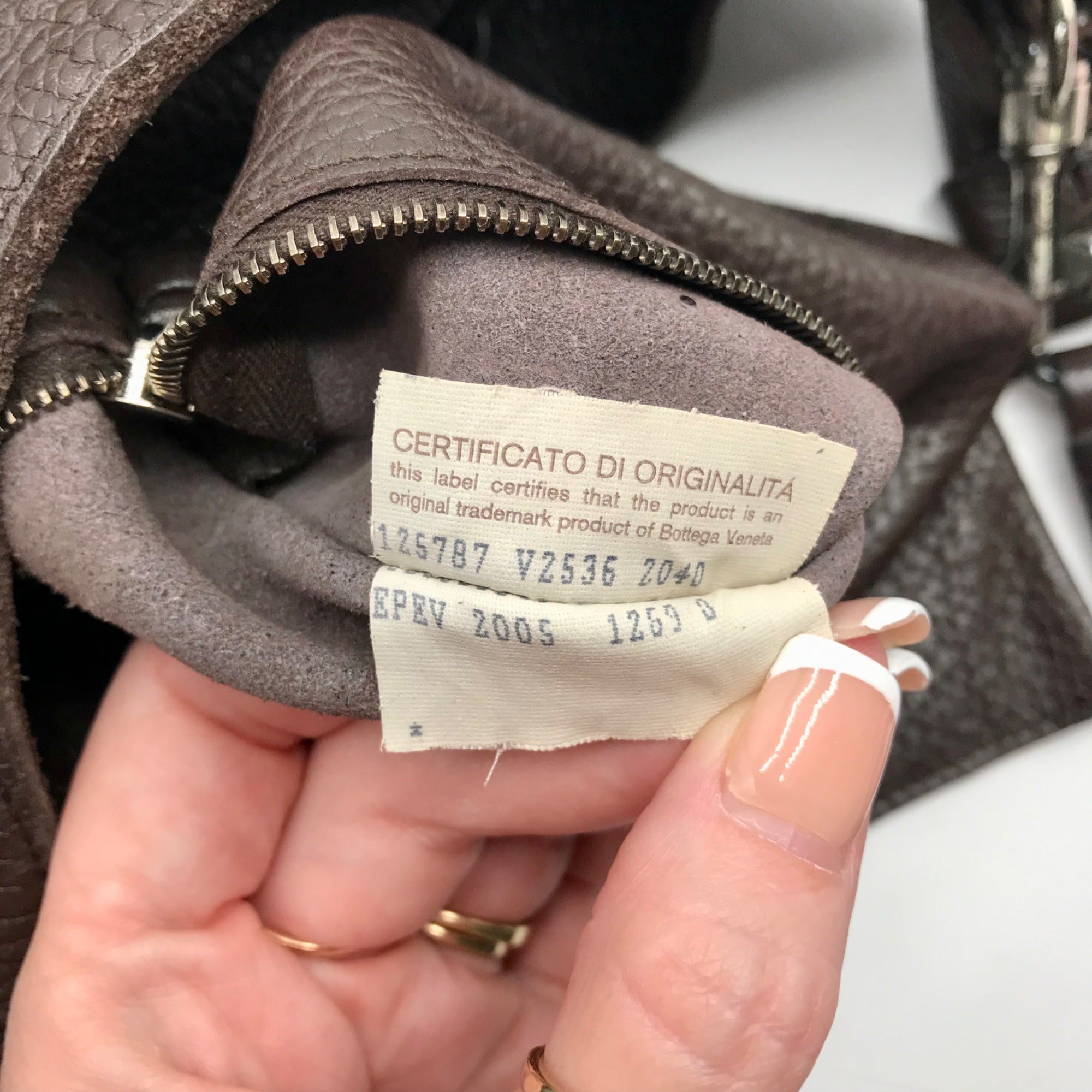Bottega Veneta Brown Leather Shoulder Bag