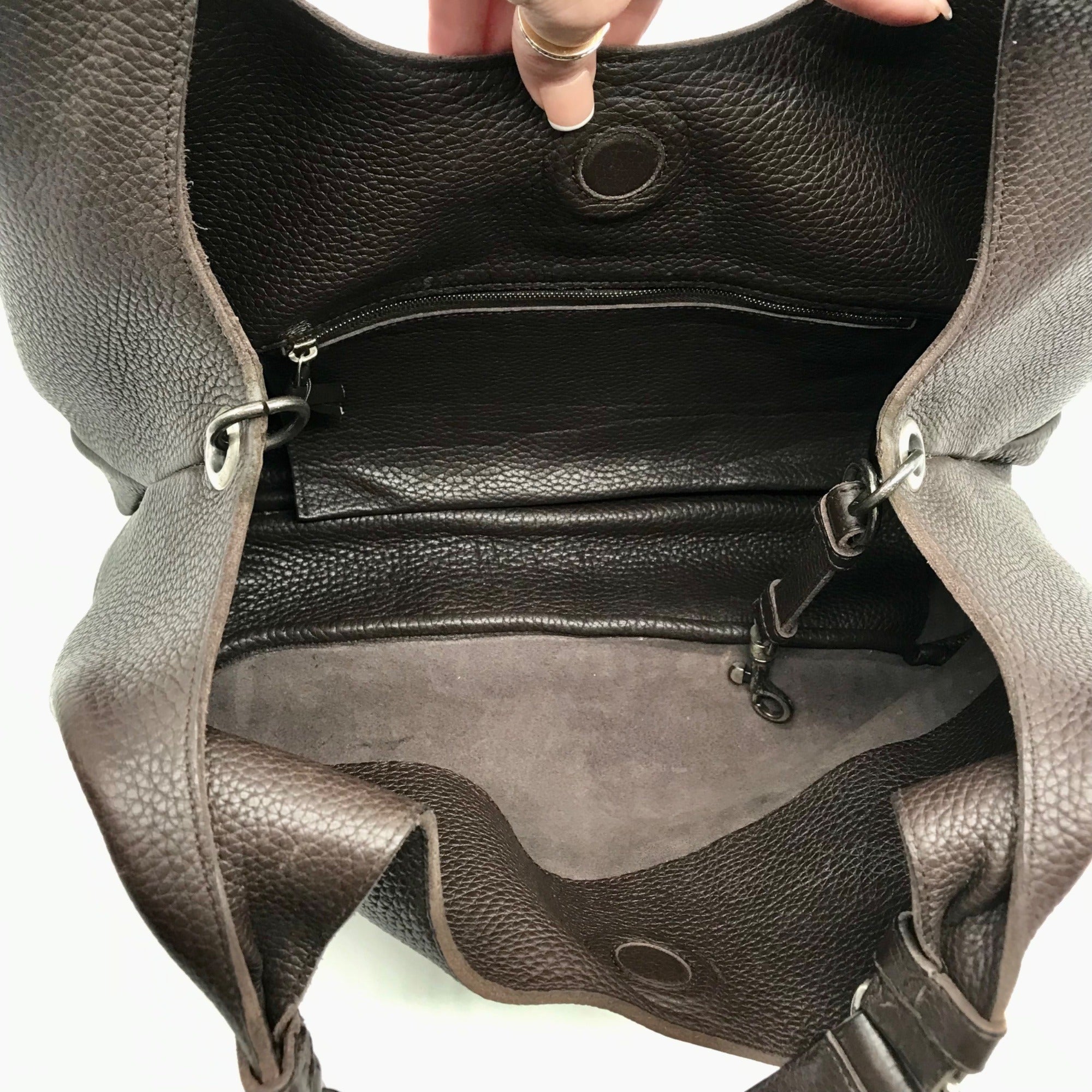 Bottega Veneta Brown Leather Shoulder Bag