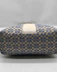 Coach Blue Signature C Monogram Canvas Stripe Tote Bag F28927