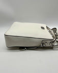 Micheal Kors Bedford White Pebbled Leather Crossbody
