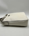 Micheal Kors Bedford White Pebbled Leather Crossbody
