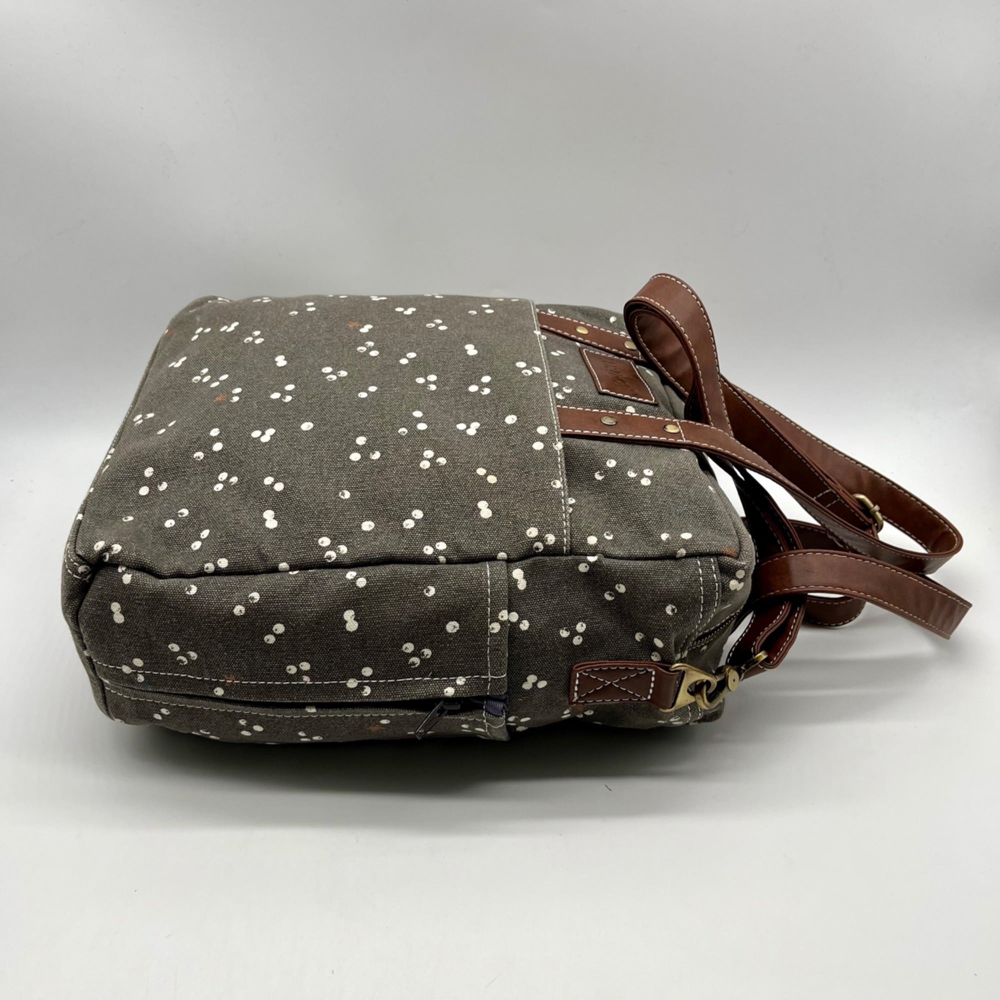 Makia Grey Fabric Commuter Tote Bag