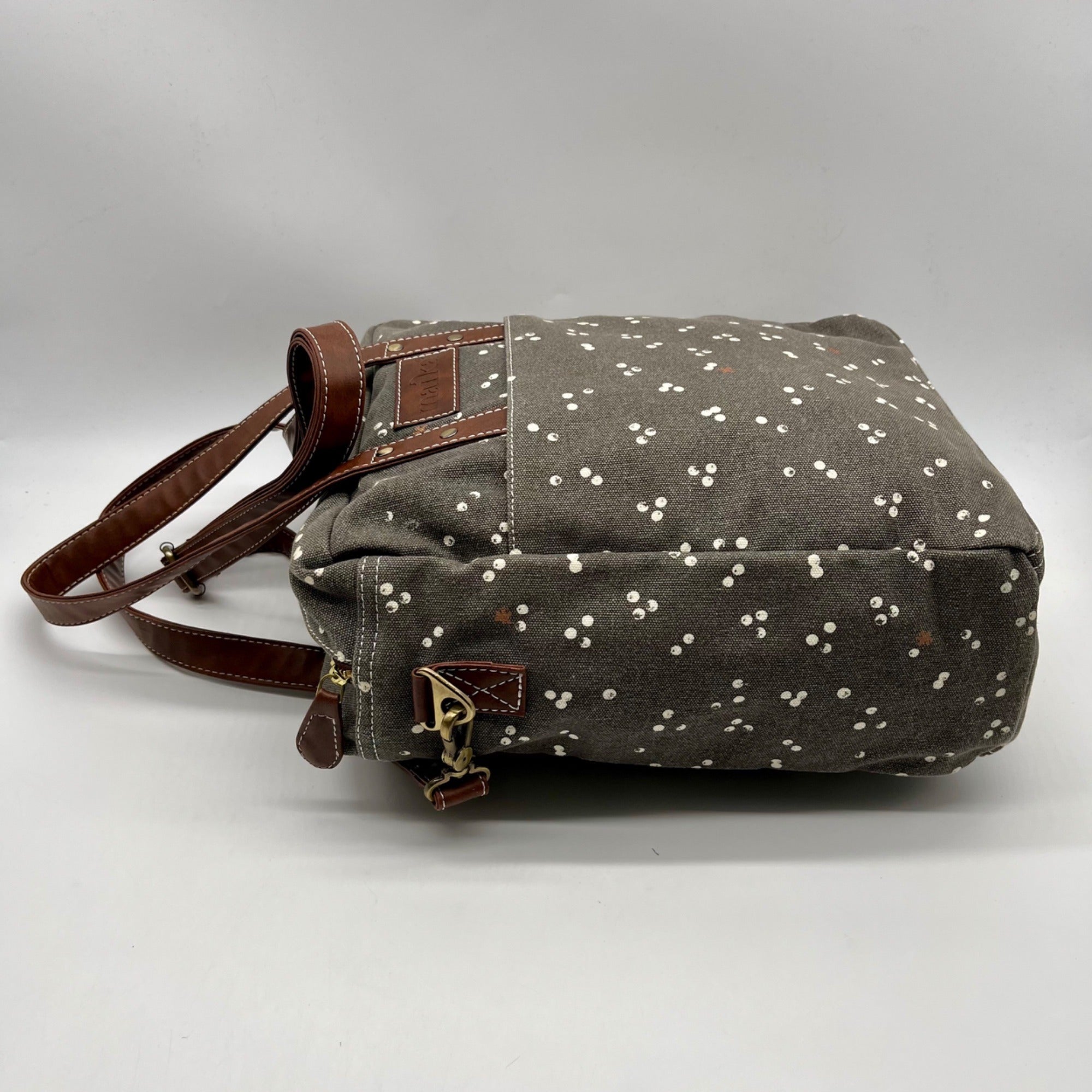 Makia Grey Fabric Commuter Tote Bag