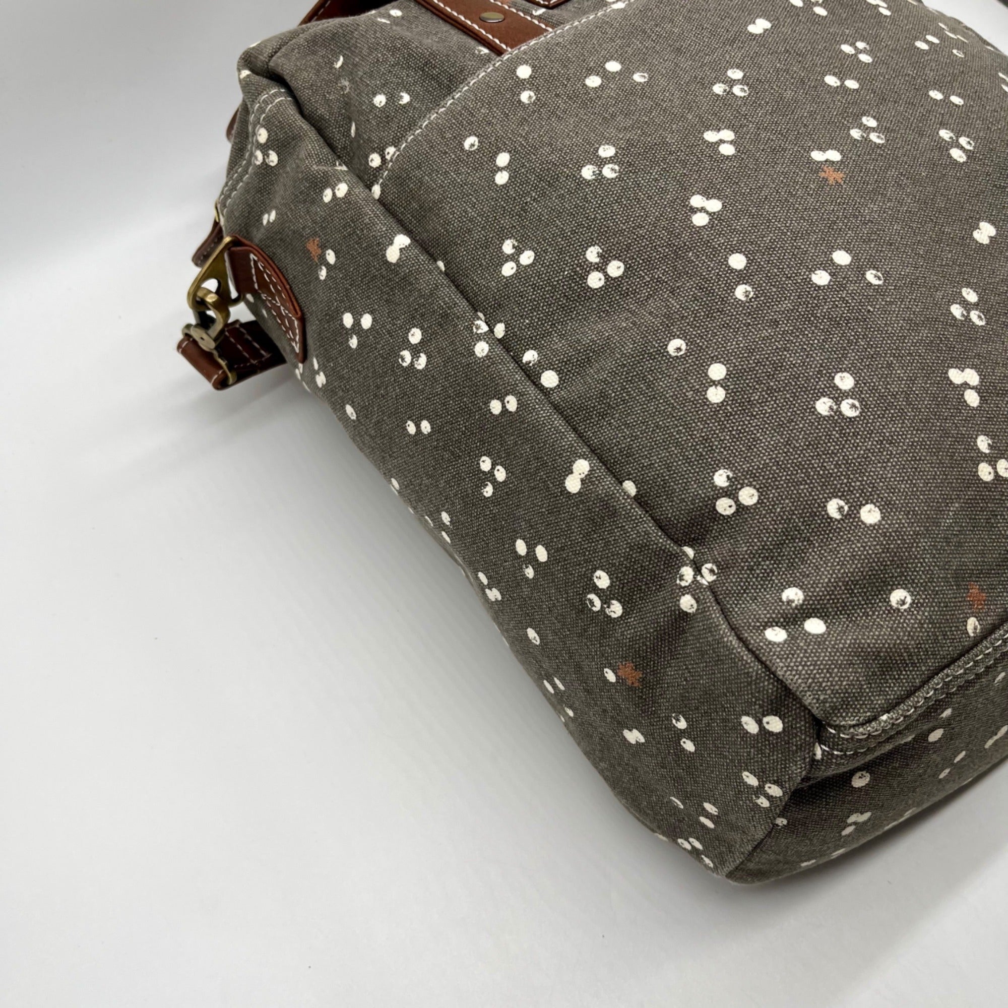 Makia Grey Fabric Commuter Tote Bag