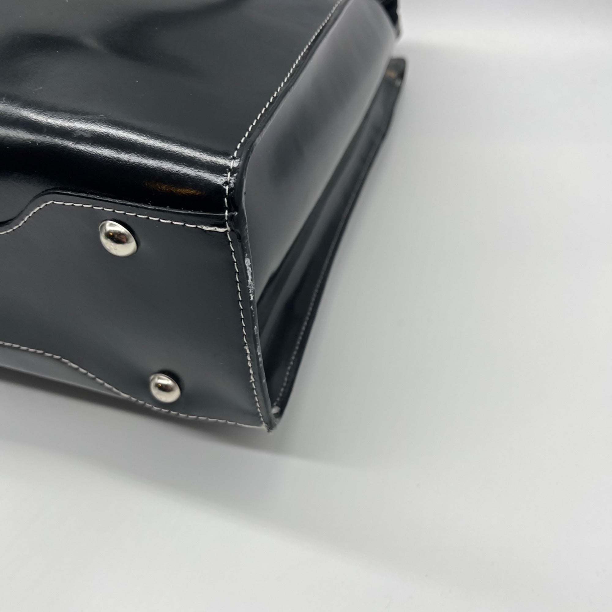 McKlein Joilet Black Leather Laptop Tote