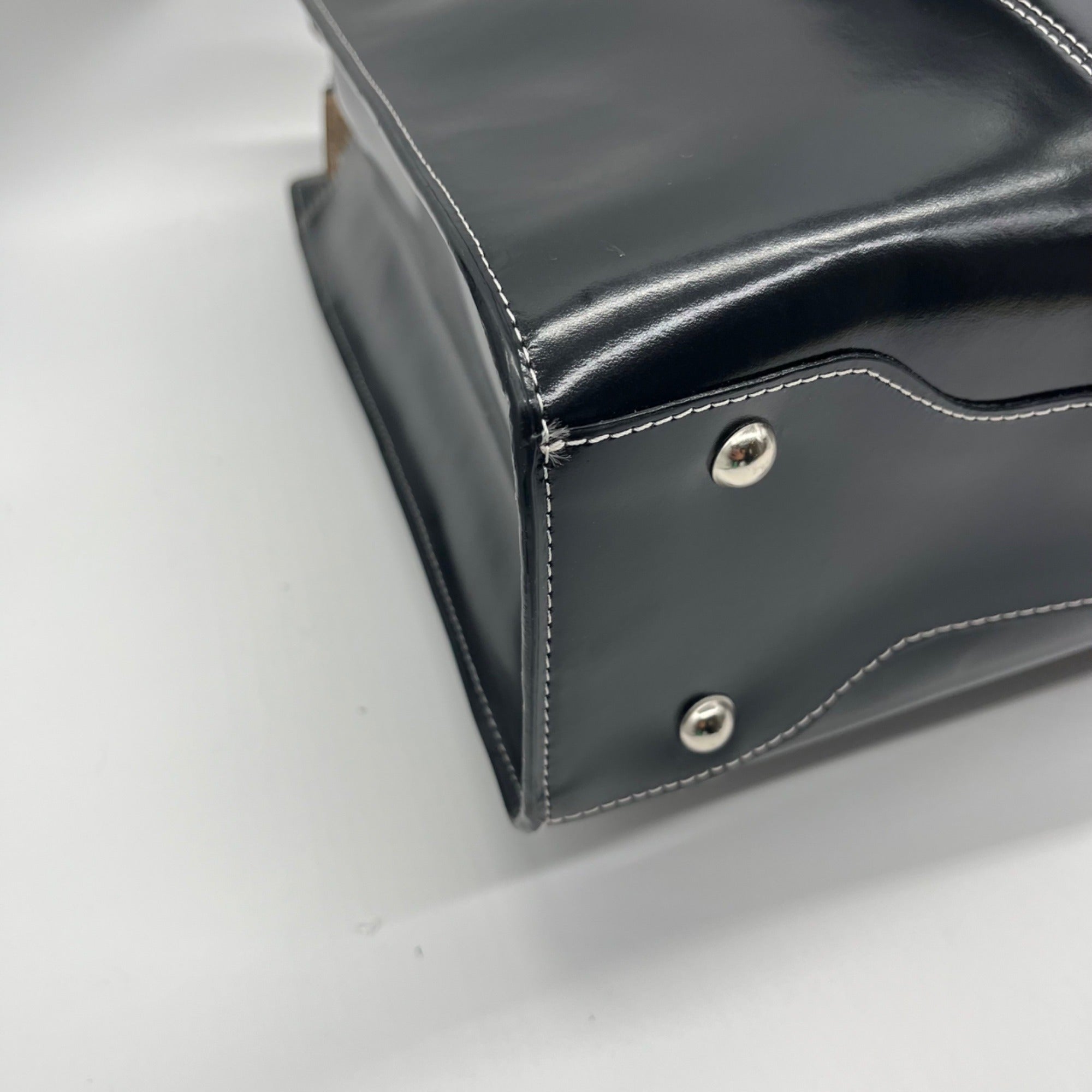 McKlein Joilet Black Leather Laptop Tote
