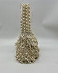 Antik Kraft White Meera Beaded Shoulder Bag