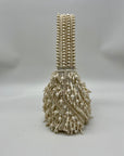 Antik Kraft White Meera Beaded Shoulder Bag