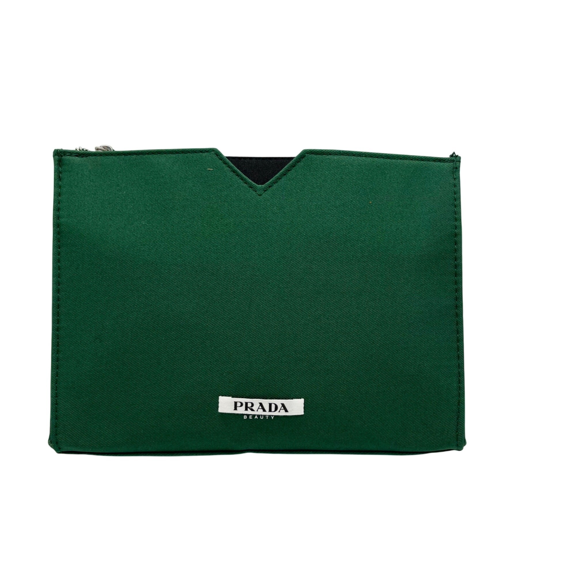Prada Beauty Forest Green Cosmetic Pouch
