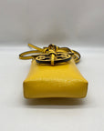 Tory Burch Yellow Leather Miller Nano Crossbody Bag
