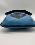 Turtle Ridge Blue Leather Crossbody Bag