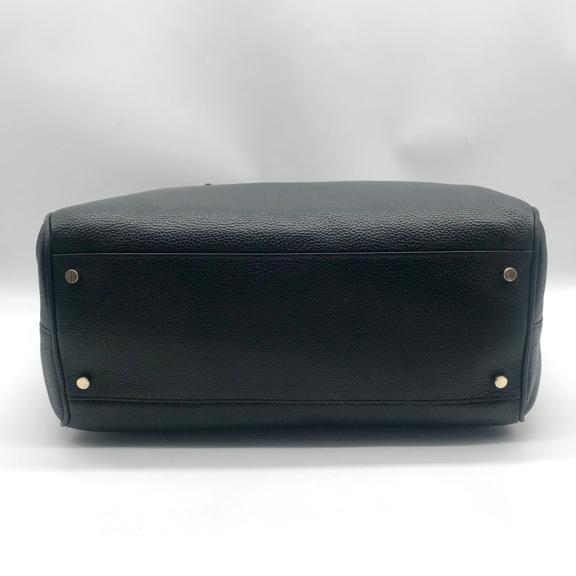 Kate Spade Black Pebbled Leather Leighann Mulberry Street Convertible Satchel