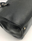 Kate Spade Black Pebbled Leather Leighann Mulberry Street Convertible Satchel