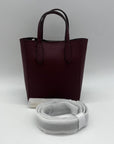 Michael Kors Burgundy Saffiano Leather Crossbody Bag