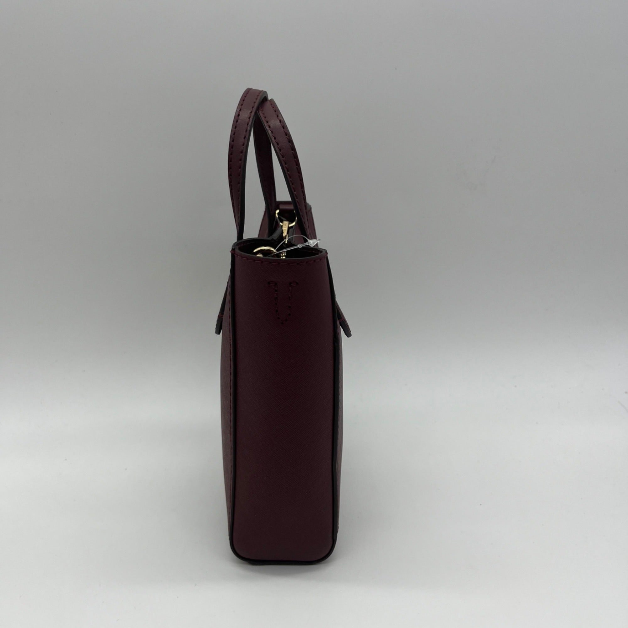Michael Kors Burgundy Saffiano Leather Crossbody Bag