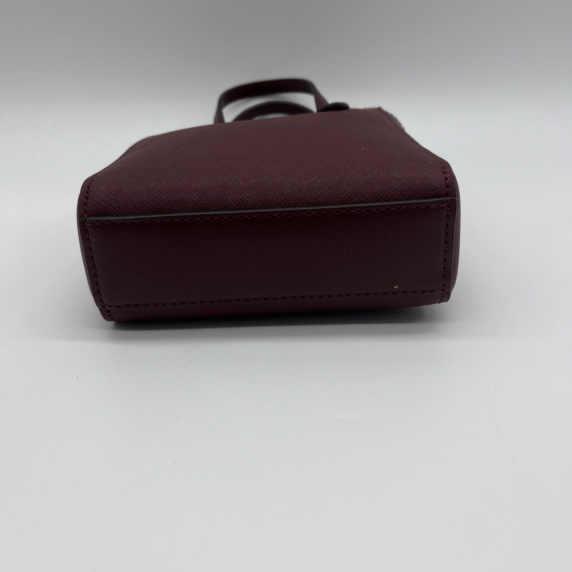 Michael Kors Burgundy Saffiano Leather Crossbody Bag