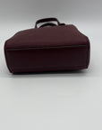 Michael Kors Burgundy Saffiano Leather Crossbody Bag