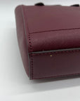 Michael Kors Burgundy Saffiano Leather Crossbody Bag