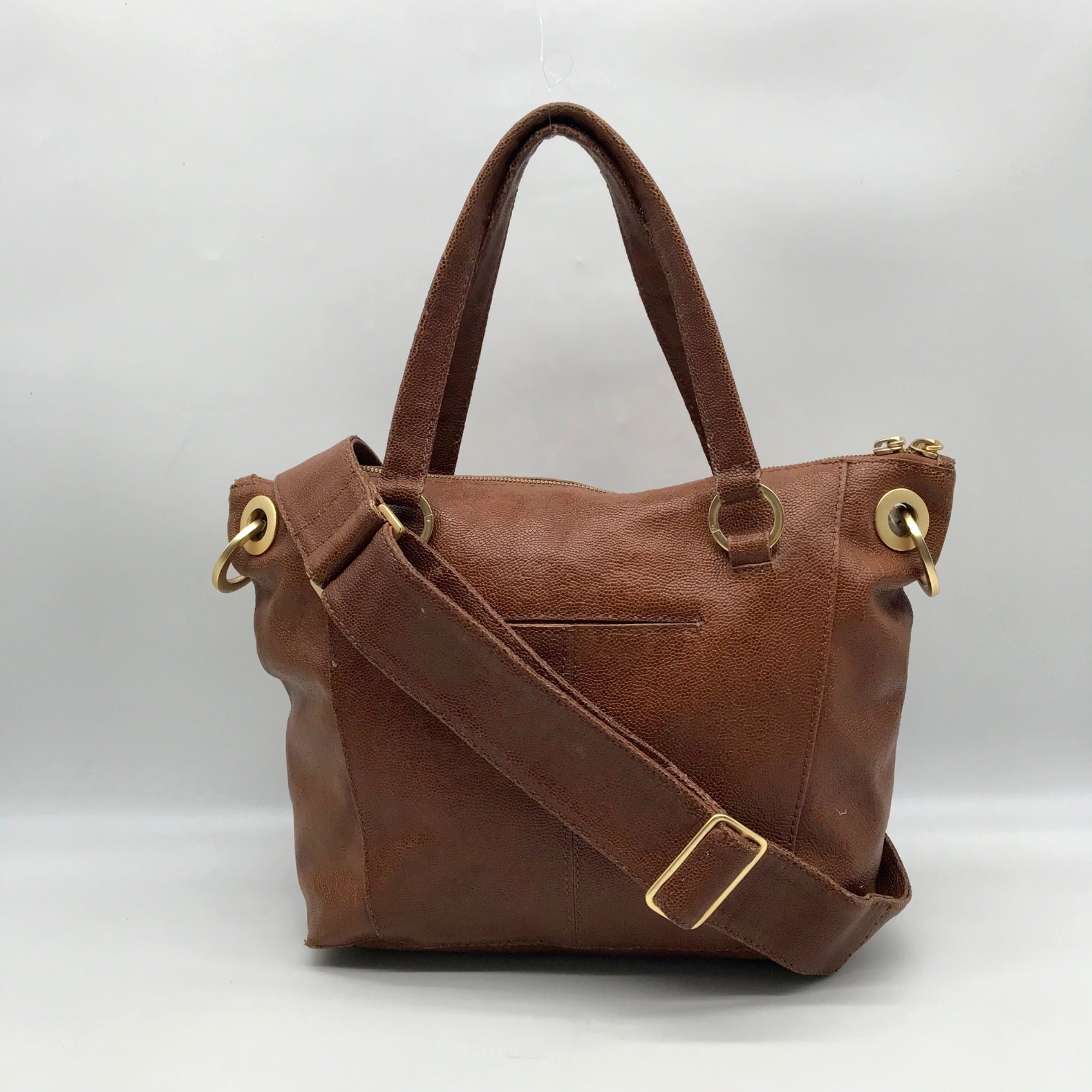 Hammitt Mahogany Leather Medium Daniel Convertible Crossbody Bag