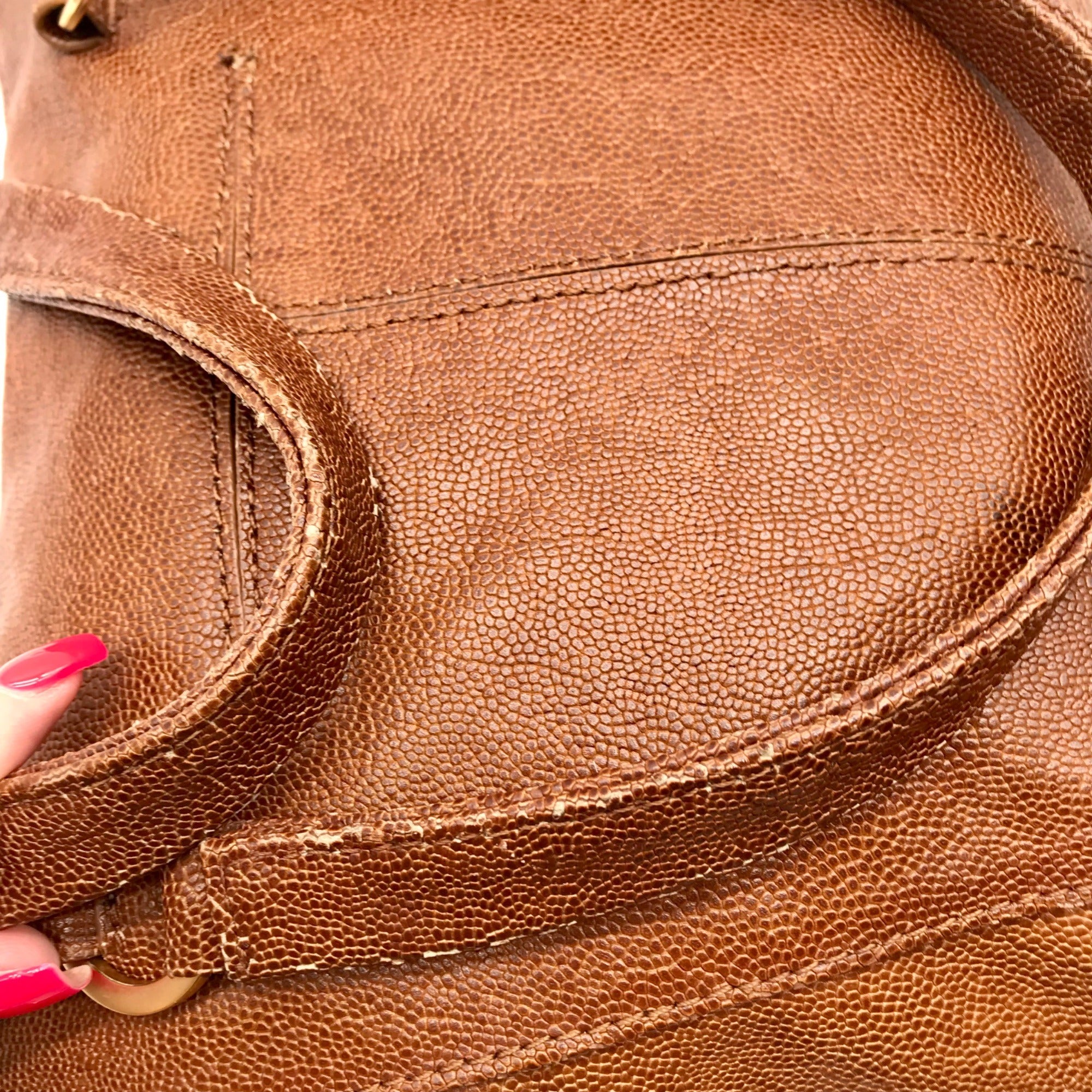 Hammitt Mahogany Leather Medium Daniel Convertible Crossbody Bag