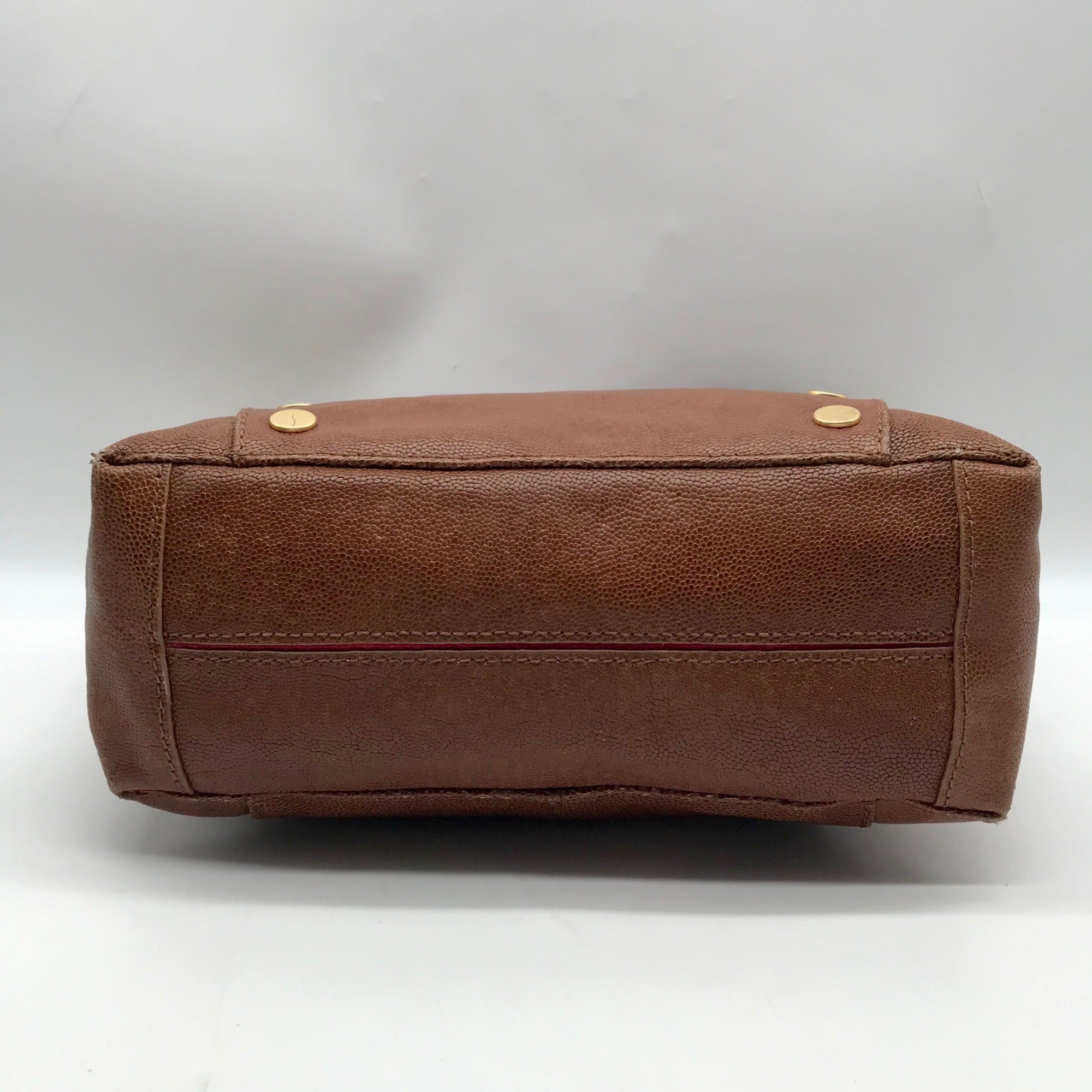 Hammitt Mahogany Leather Medium Daniel Convertible Crossbody Bag