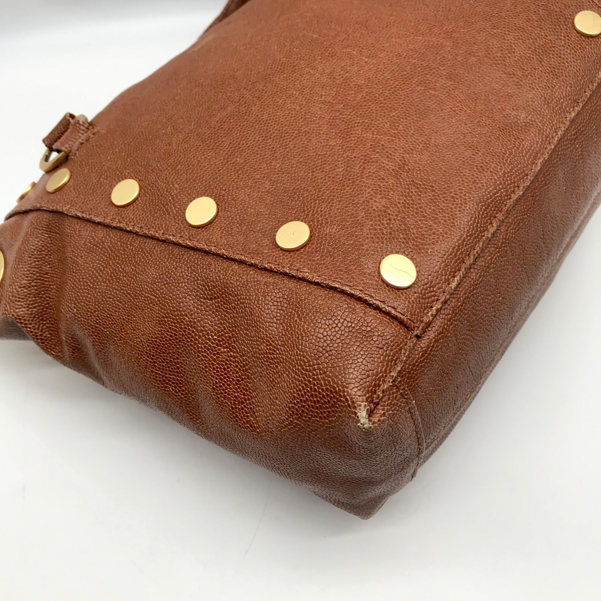 Hammitt Mahogany Leather Medium Daniel Convertible Crossbody Bag